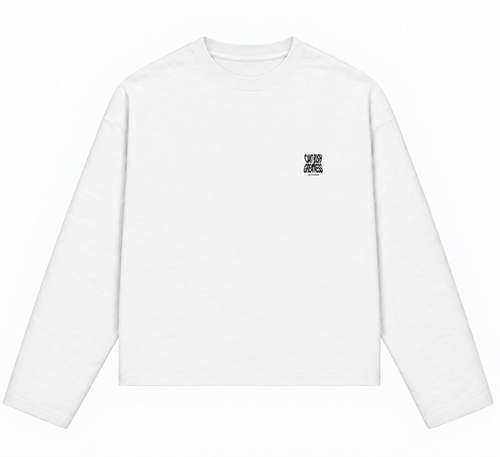 Can’t Rush Greatness Longsleeve – Wit/Zwart