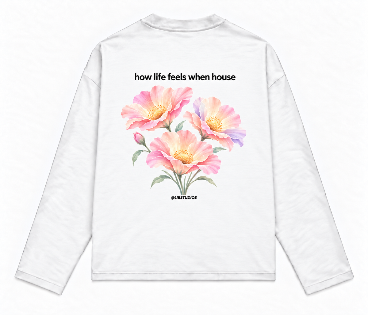 How Life Feels Longsleeve – Wit
