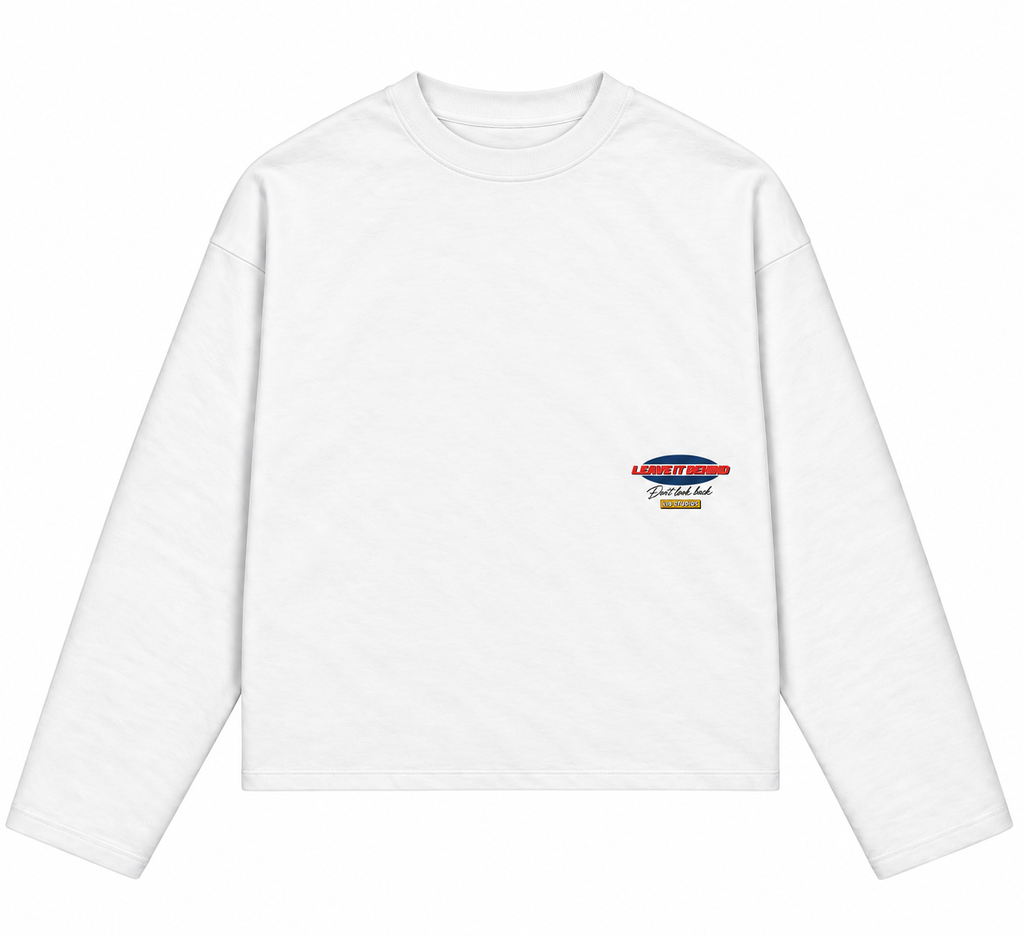 Leave It Behind Racing Longsleeve – Wit