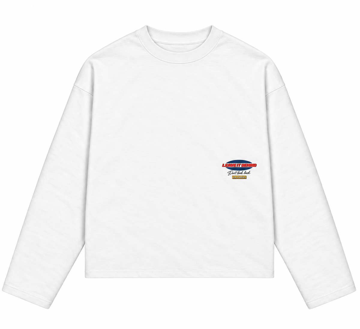 Leave It Behind Racing Longsleeve – Wit
