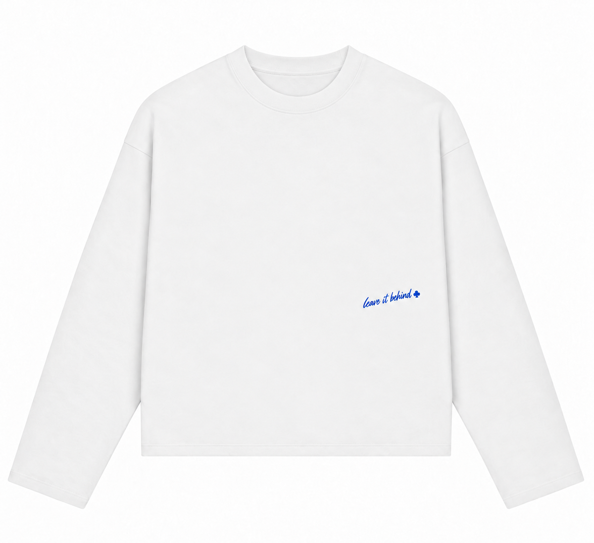 Ace of Clubs Longsleeve – Wit/Blauw