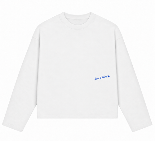 Ace of Clubs Longsleeve – Wit/Blauw