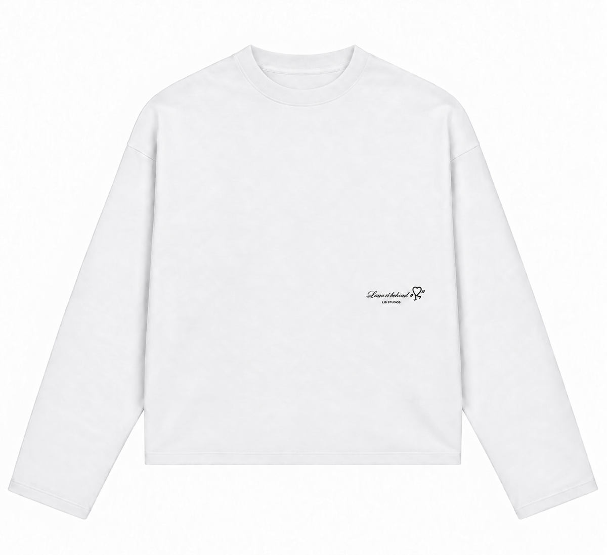 Hot Girls Love House Music Longsleeve – Wit/Zwart