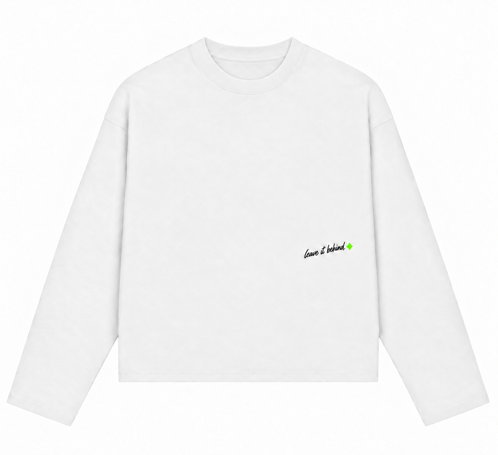 Lucky Seven Longsleeve – Wit/Lime