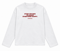 You’re Not House Music Longsleeve – Bordeaux