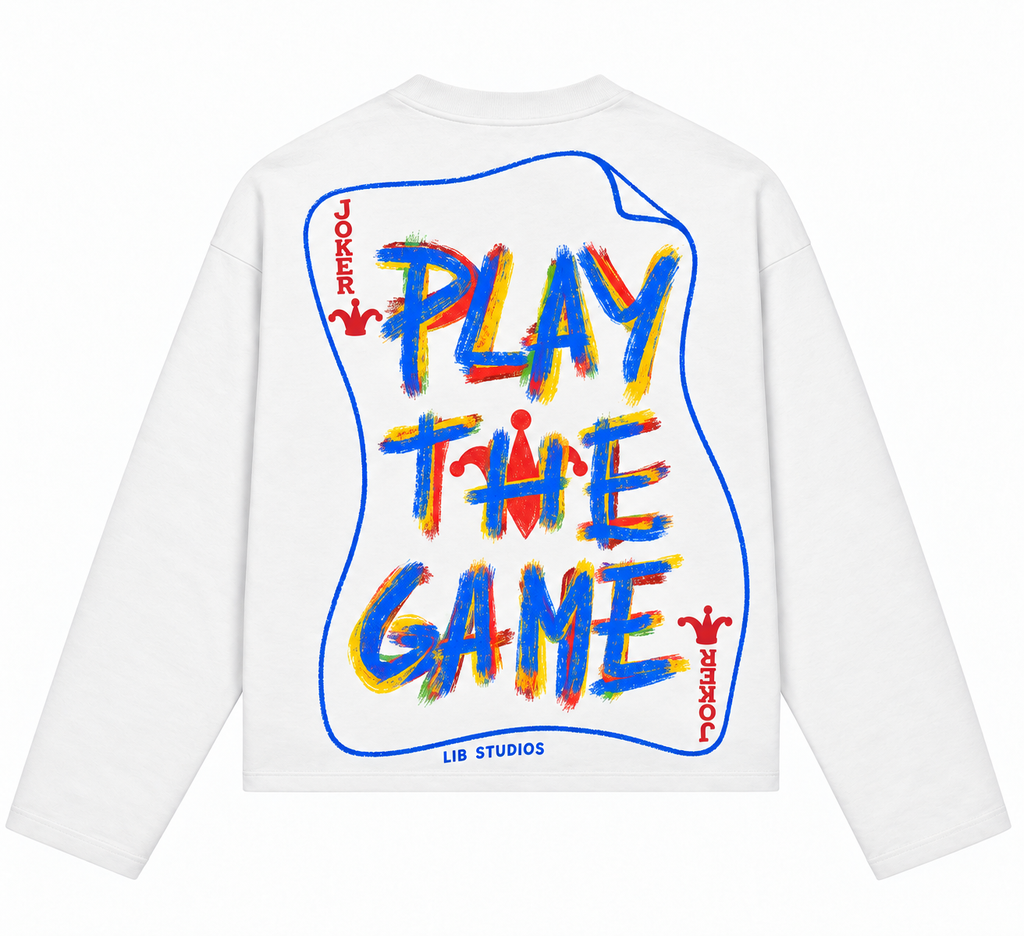 Joker Longsleeve – Wit/Multicolor