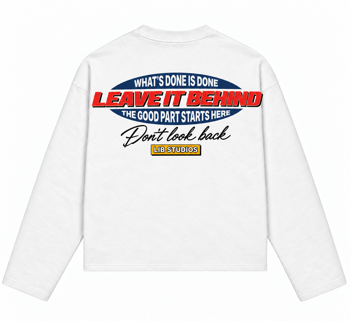 Leave It Behind Racing Longsleeve – Wit