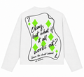 Lucky Seven Longsleeve – Wit/Lime
