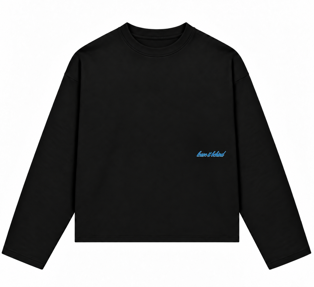 Give Thanks Longsleeve – Zwart/Blauw
