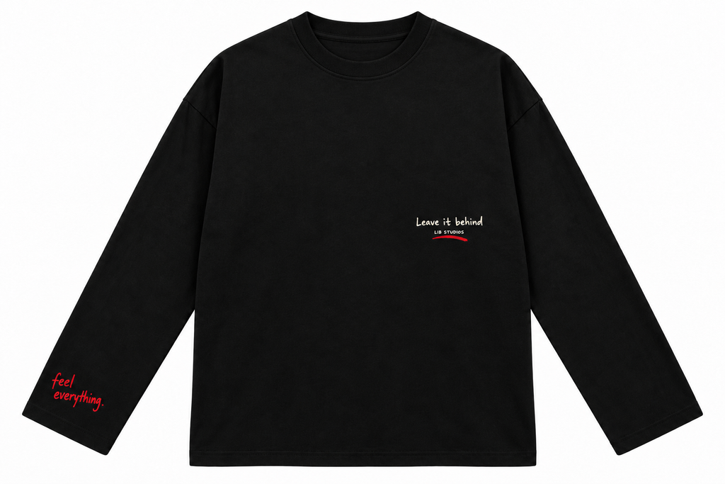 Too Young To Be So Sad Longsleeve – Zwart