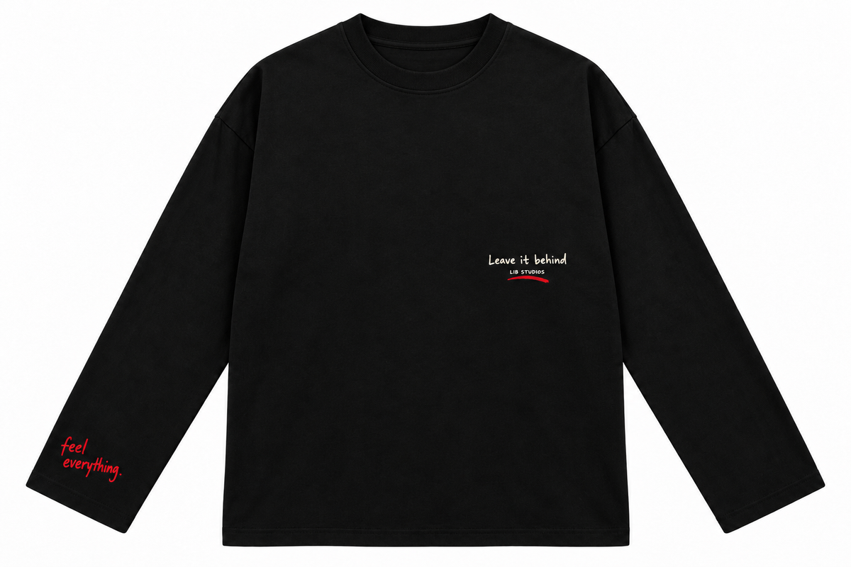 Too Young To Be So Sad Longsleeve – Zwart
