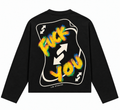 Reverse Card Longsleeve – Zwart