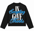 Give Thanks Longsleeve – Zwart/Blauw